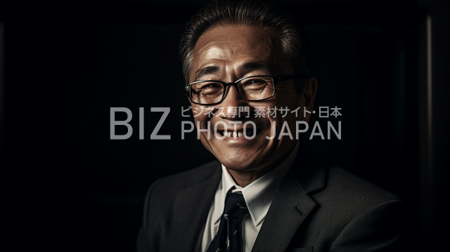 リーダーシップとメンターシップ_笑顔の日本のビジネスマン