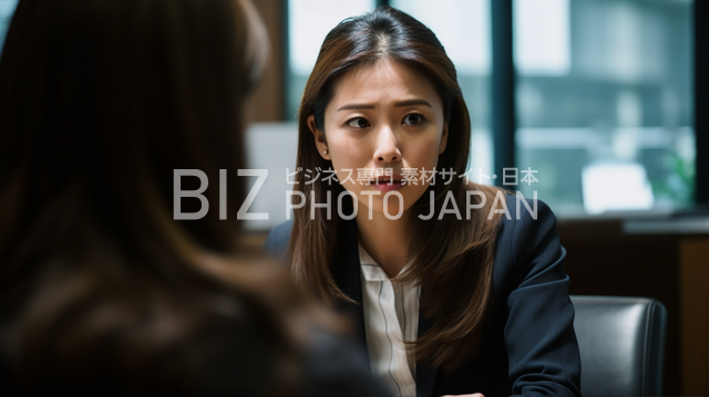 微笑む日本人女性が全身を見せる