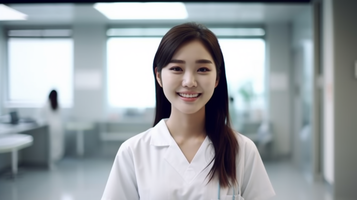 笑顔の優しい看護師・介護士・医者